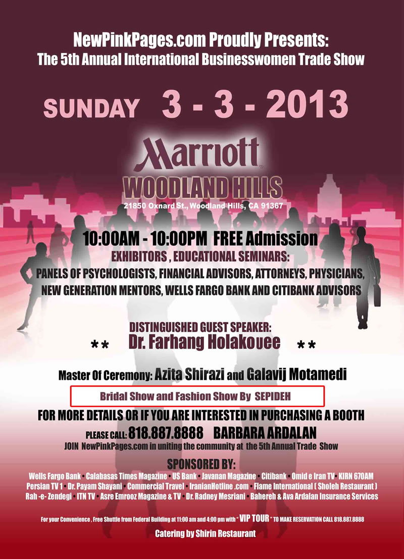 The 5th Annual Iranian Business Women Trade Show